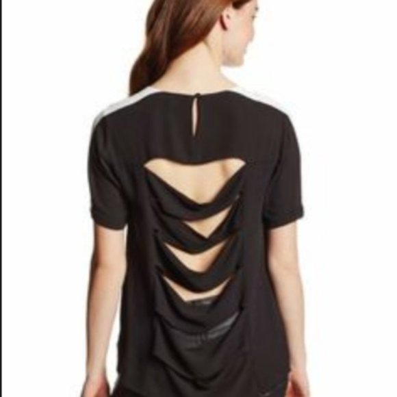 BCBG MaxAzria Elloyn Cutout Blouse - Picture 3 of 6